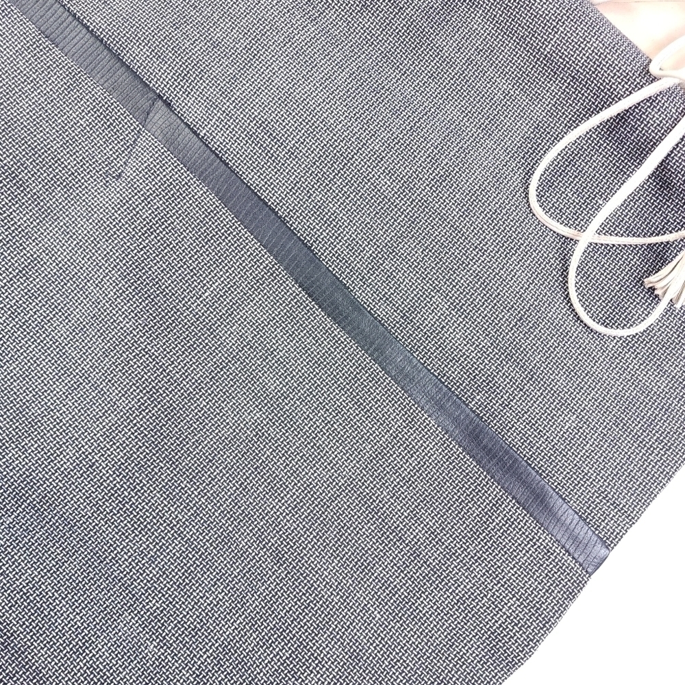 Harve Benard Sport Gray Wool Skirt Sz 8 - Picture 5 of 8